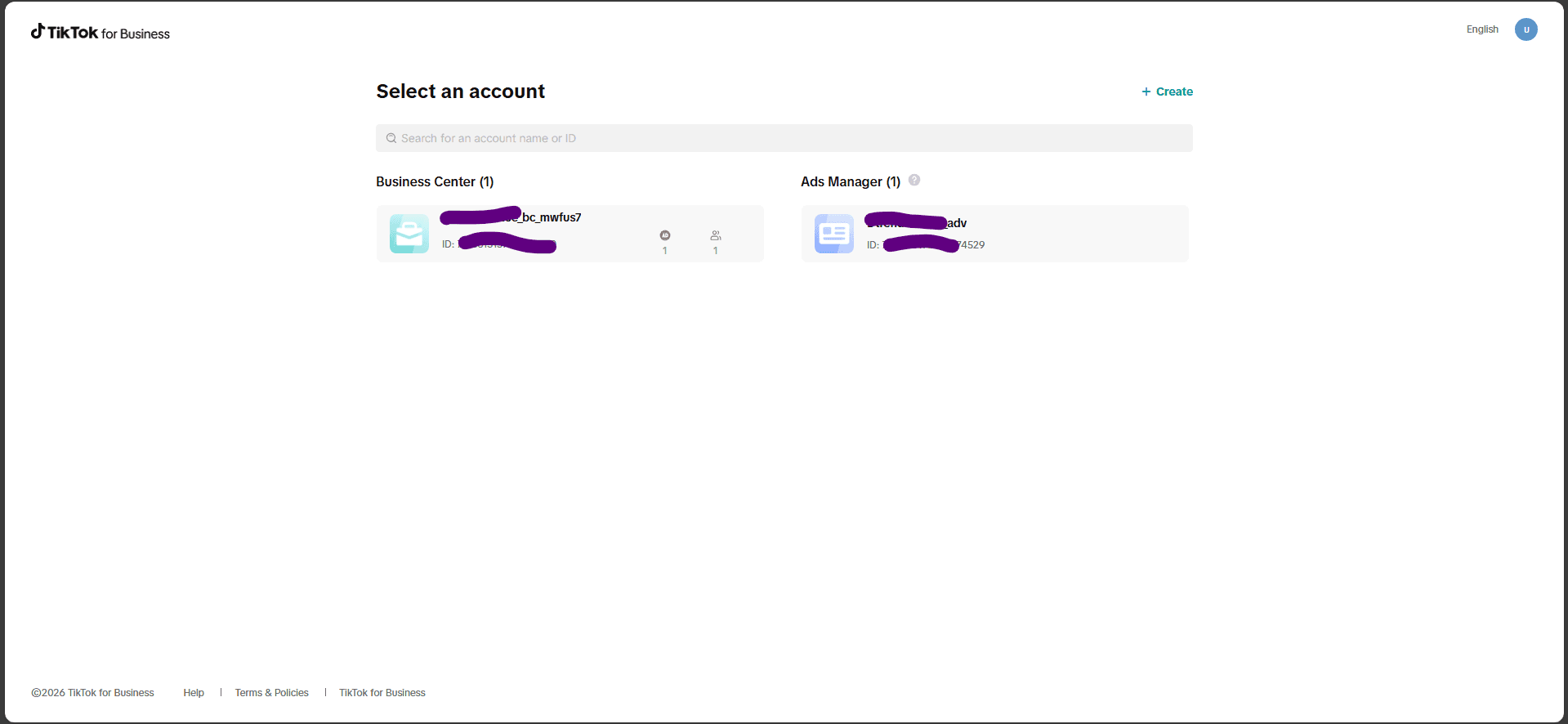 TikTok/Meta Ads Account Setup